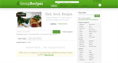 Desktop Screenshot of grouprecipes.com